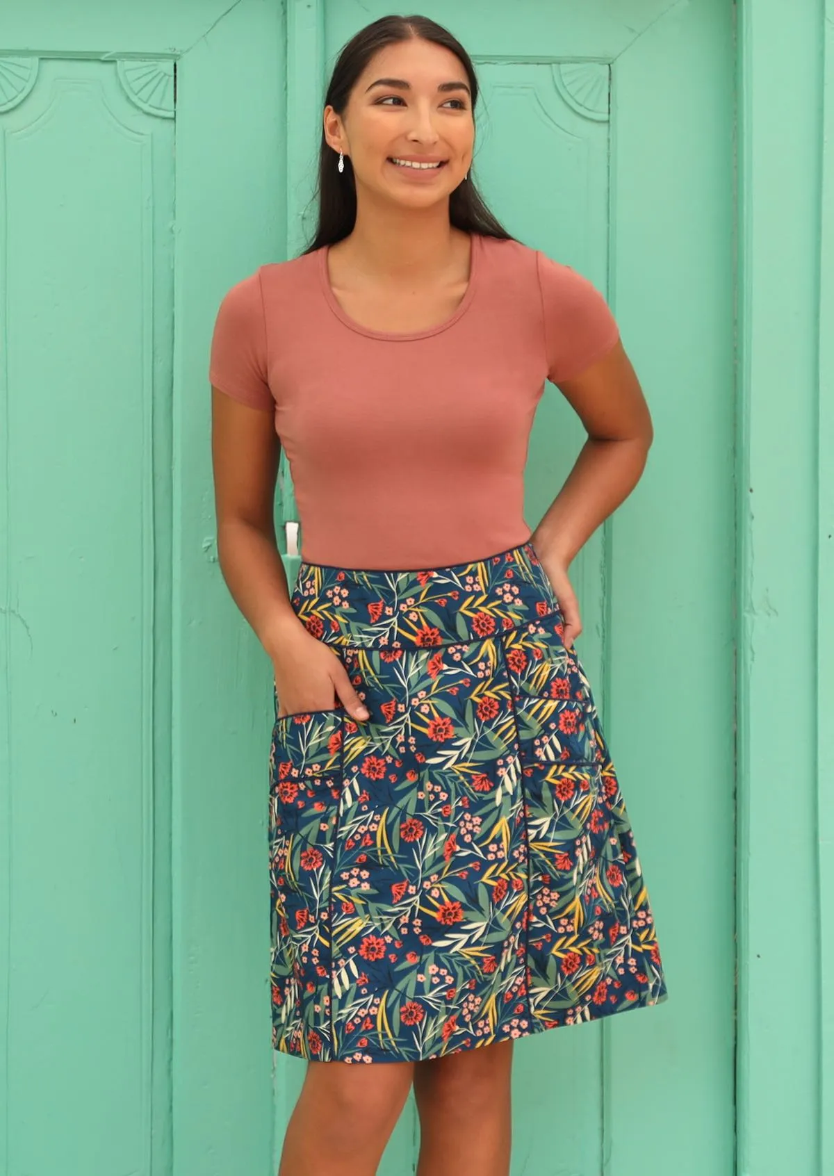 Aalia Skirt Wild Flower