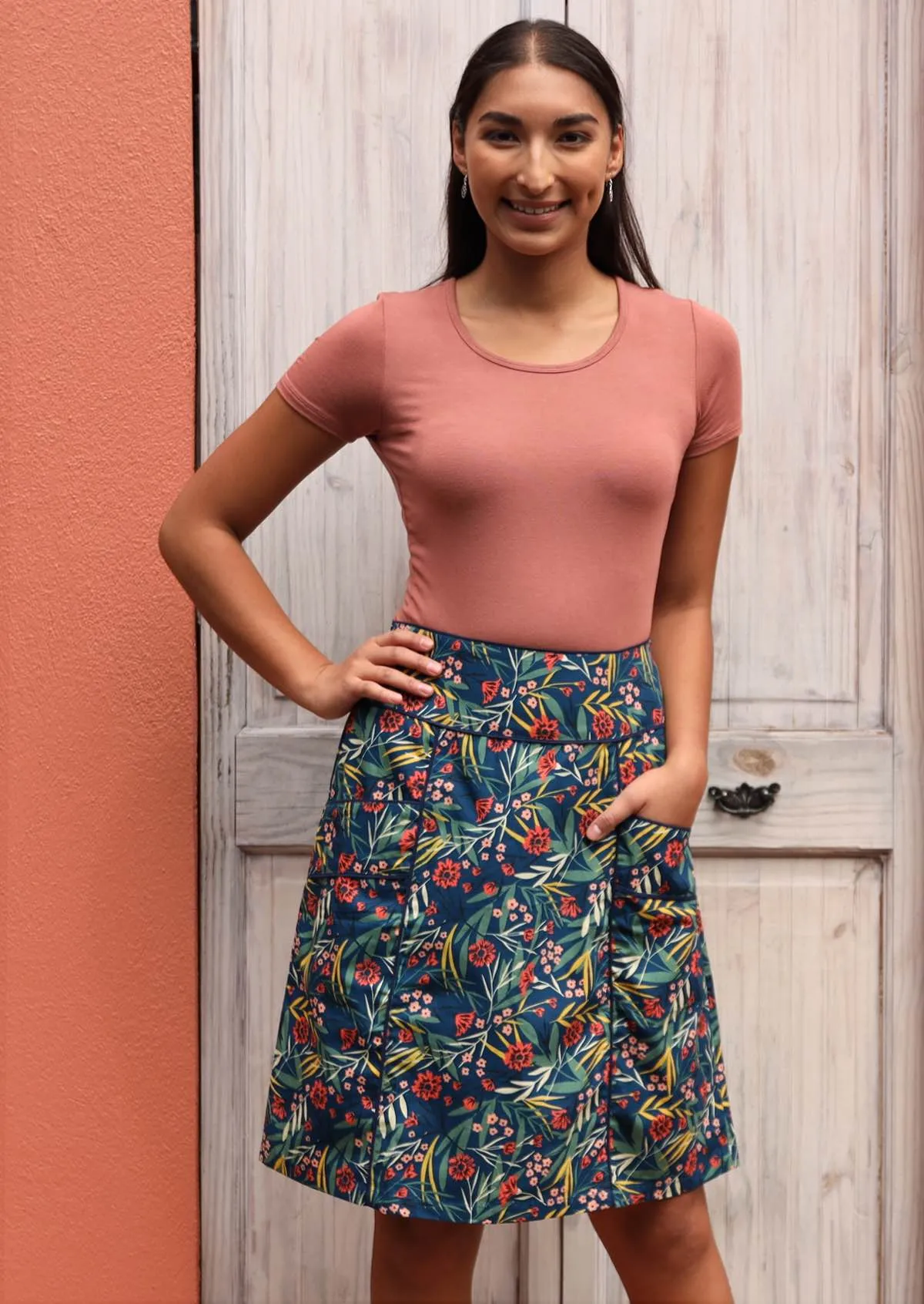 Aalia Skirt Wild Flower