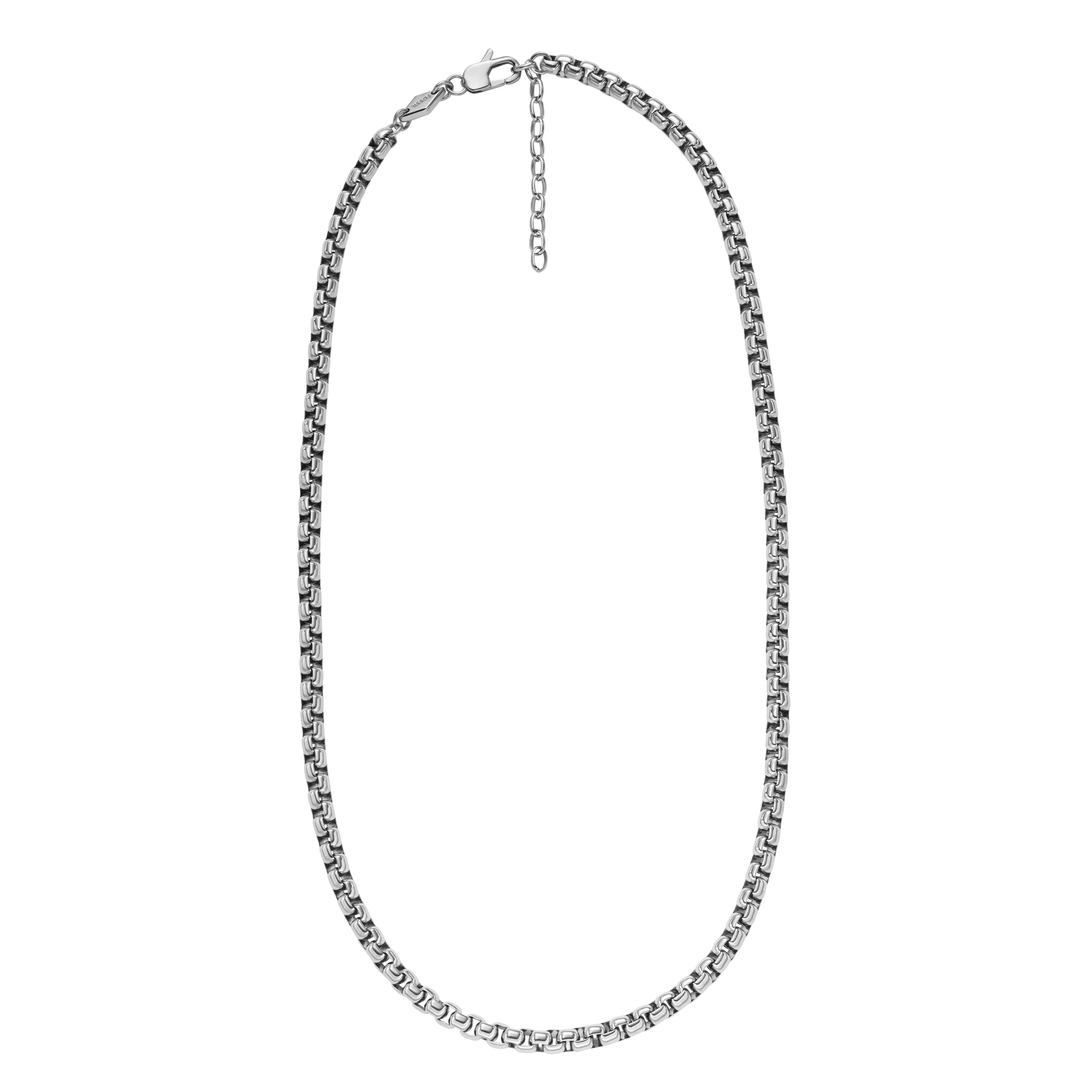 All Stacked Up Stainless Steel Chain Necklace