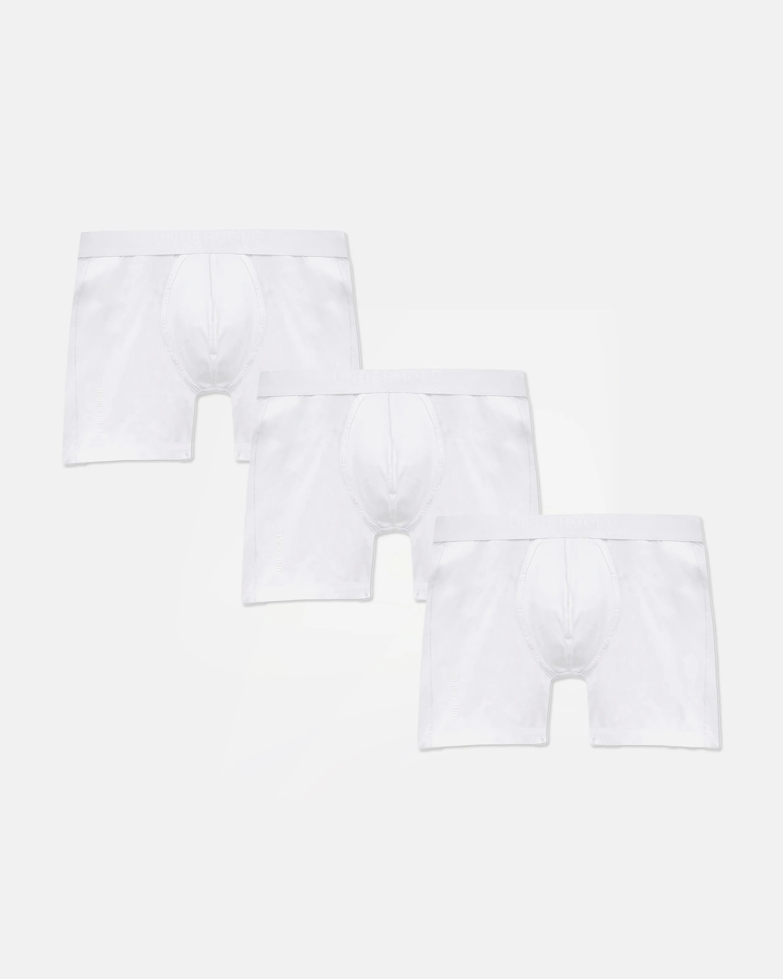 Basics Boxers White Pack X3