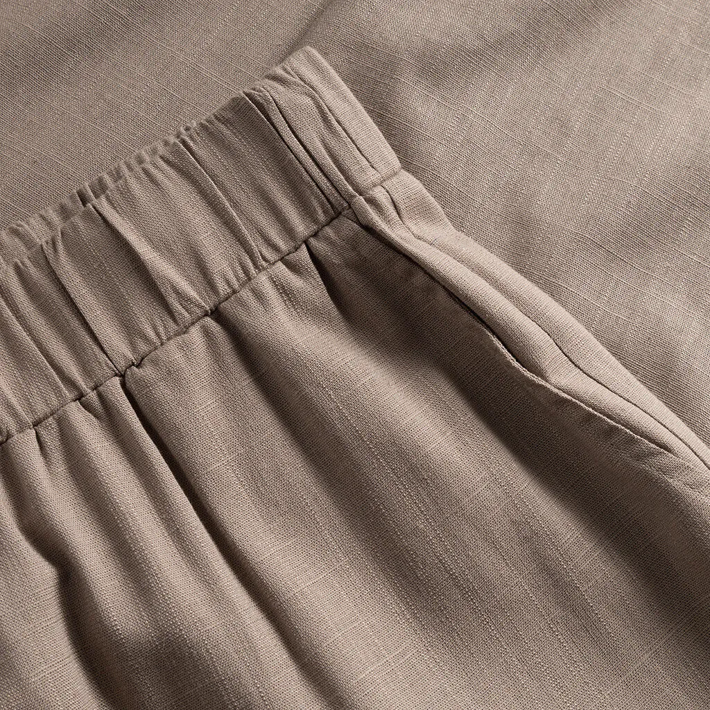 Beautiful Tara pants in delicious linen quality (RW) / 100020 - Taupe (visione)