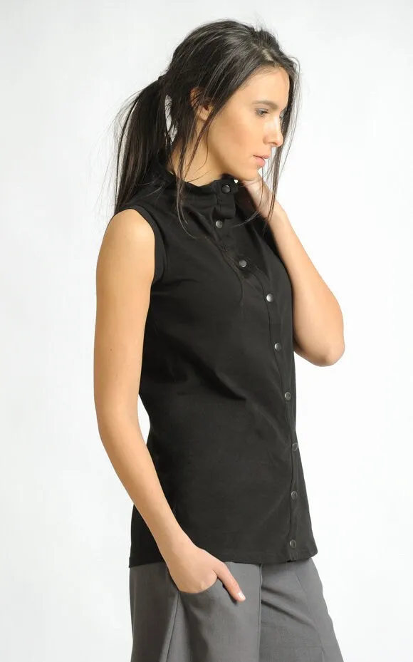 Black Sleeveless Top