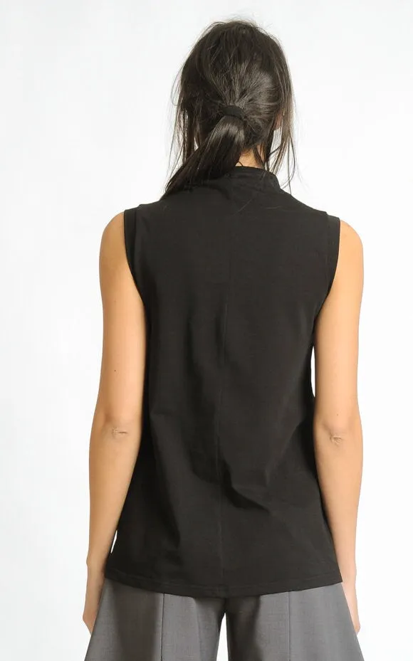 Black Sleeveless Top