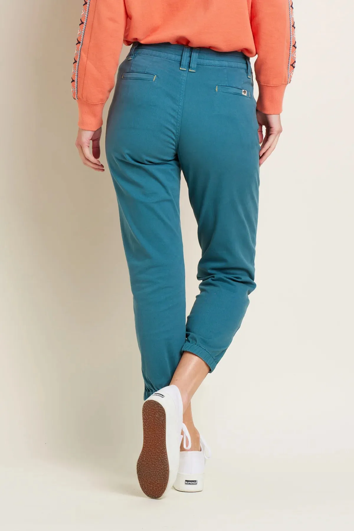 Brakeburn Hem Vent Blake Trousers Teal