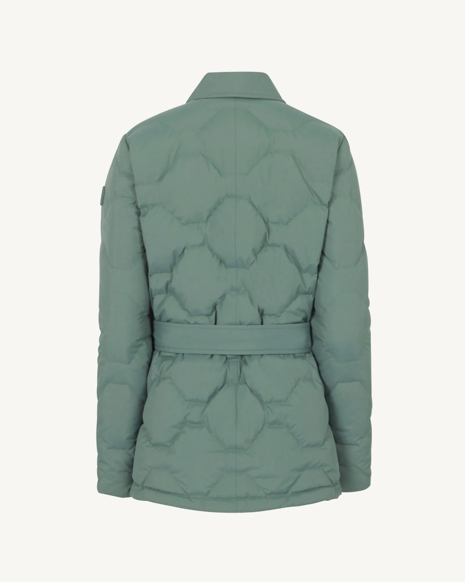 Carmen Ultralight winter safari jacket Celadon green