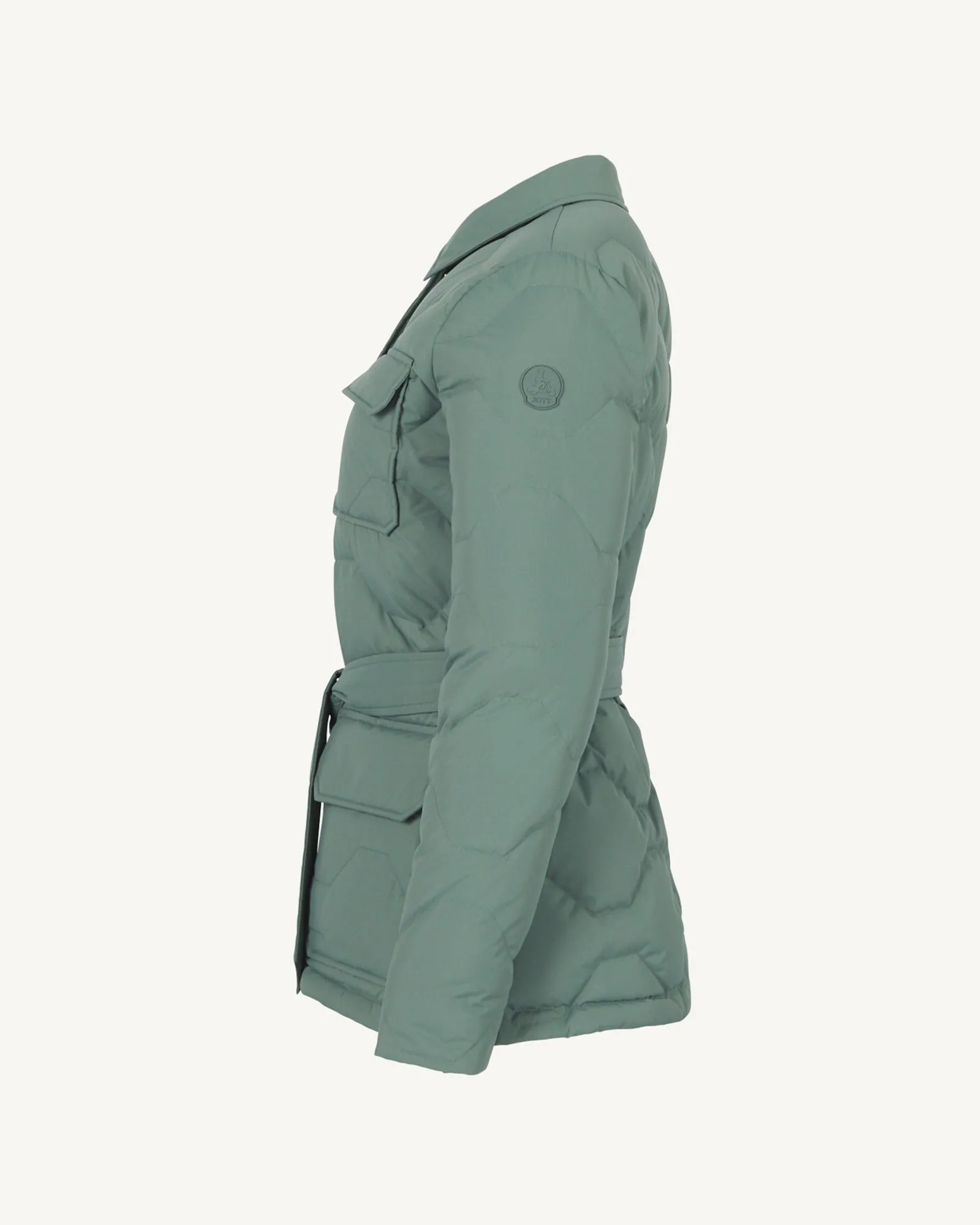 Carmen Ultralight winter safari jacket Celadon green