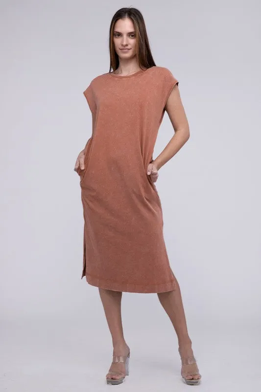 Casual Midi T-Shirt Dress