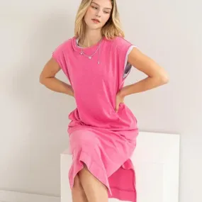 Casual Midi T-Shirt Dress