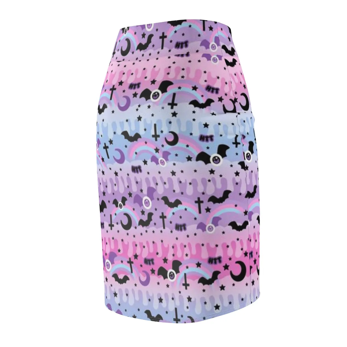 Dripping Sky Women's Pencil Skirt