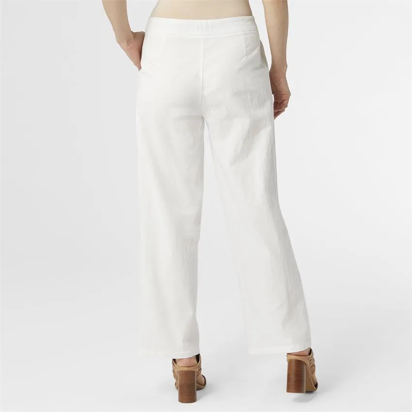 Elation Fully Lined White Gauze Pants