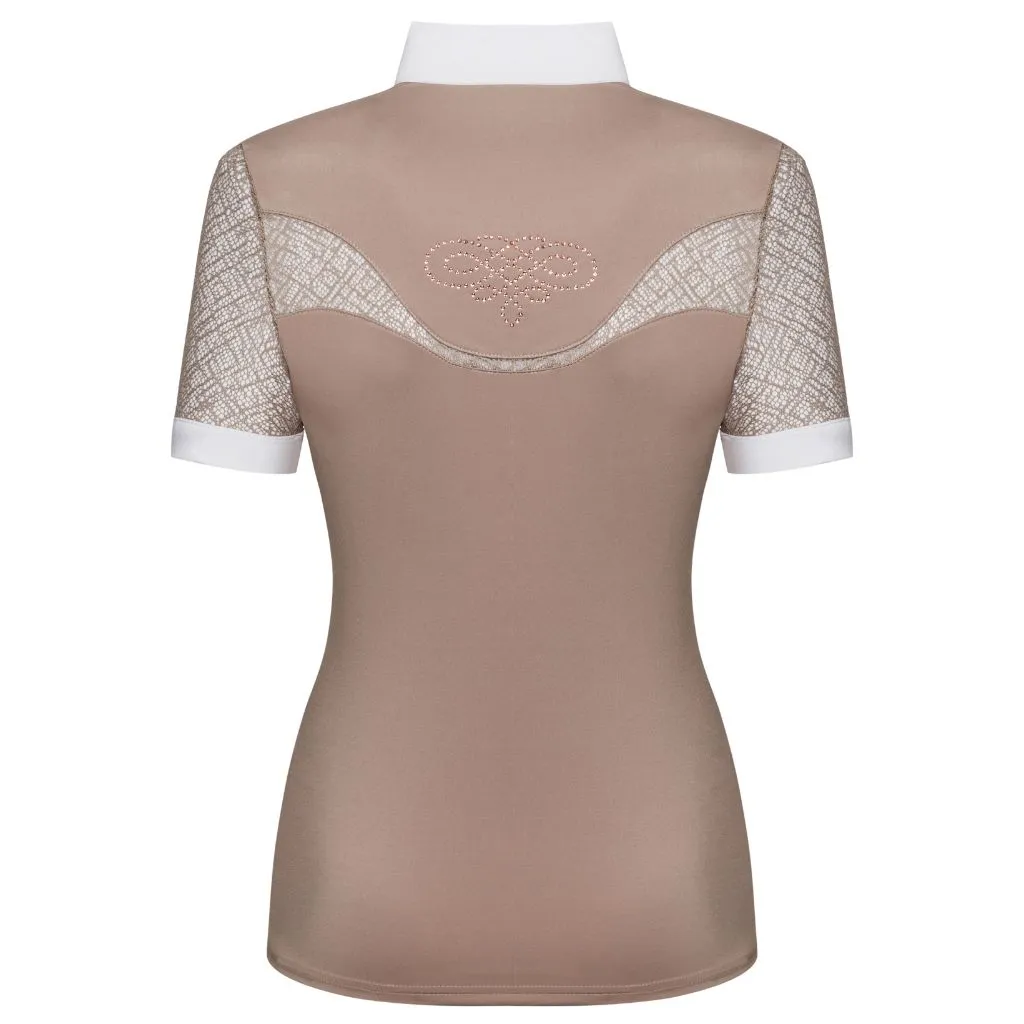 FairPlay Cecile Short Sleeve Shirt TAUPE ROSE GOLD