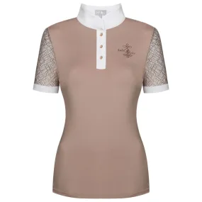 FairPlay Cecile Short Sleeve Shirt TAUPE ROSE GOLD