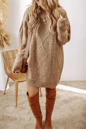 Just BE. SYN Cori Cable-Knit  Sweater Dress