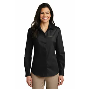 Ladies Long Sleeve Carefree Poplin Shirt