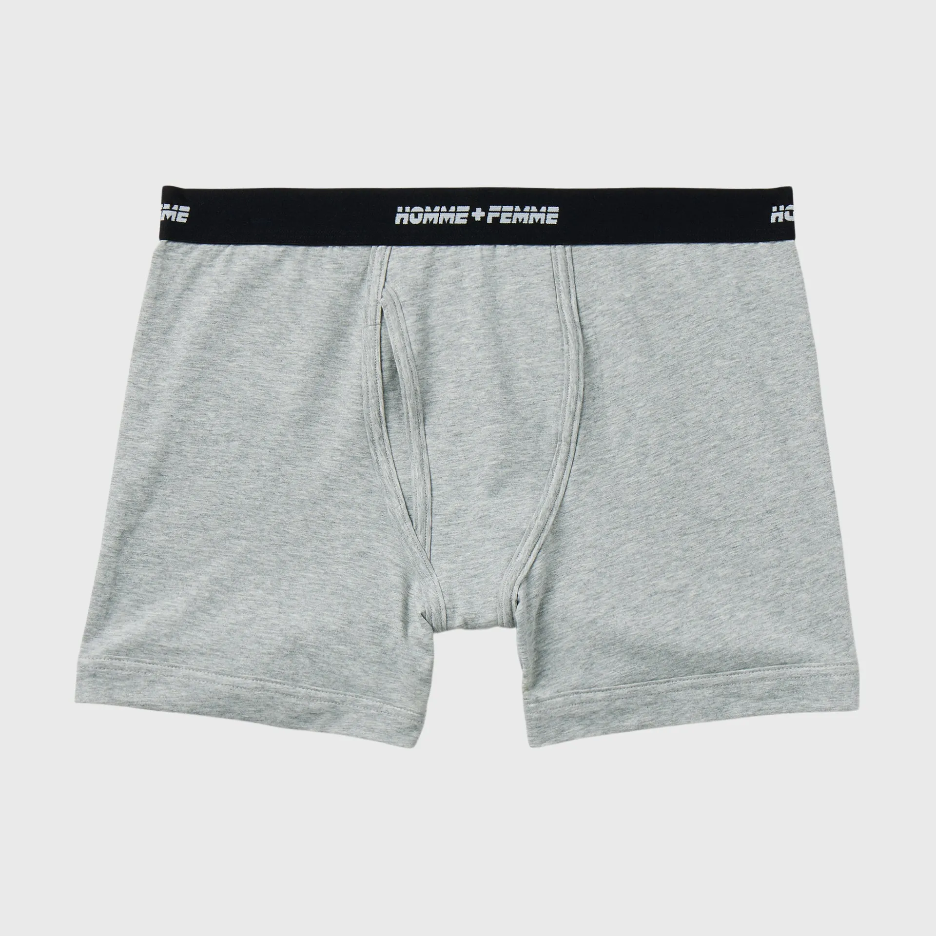 Logo Boxers 2 Pack Grey