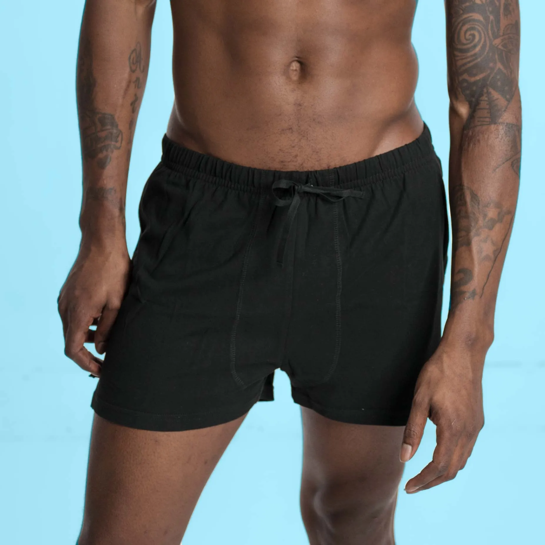 MONET 100% Organic Prima Cotton Boxer Briefs (Occasional Swim Trunks & Beachwear; OC Thread) (Unisex)