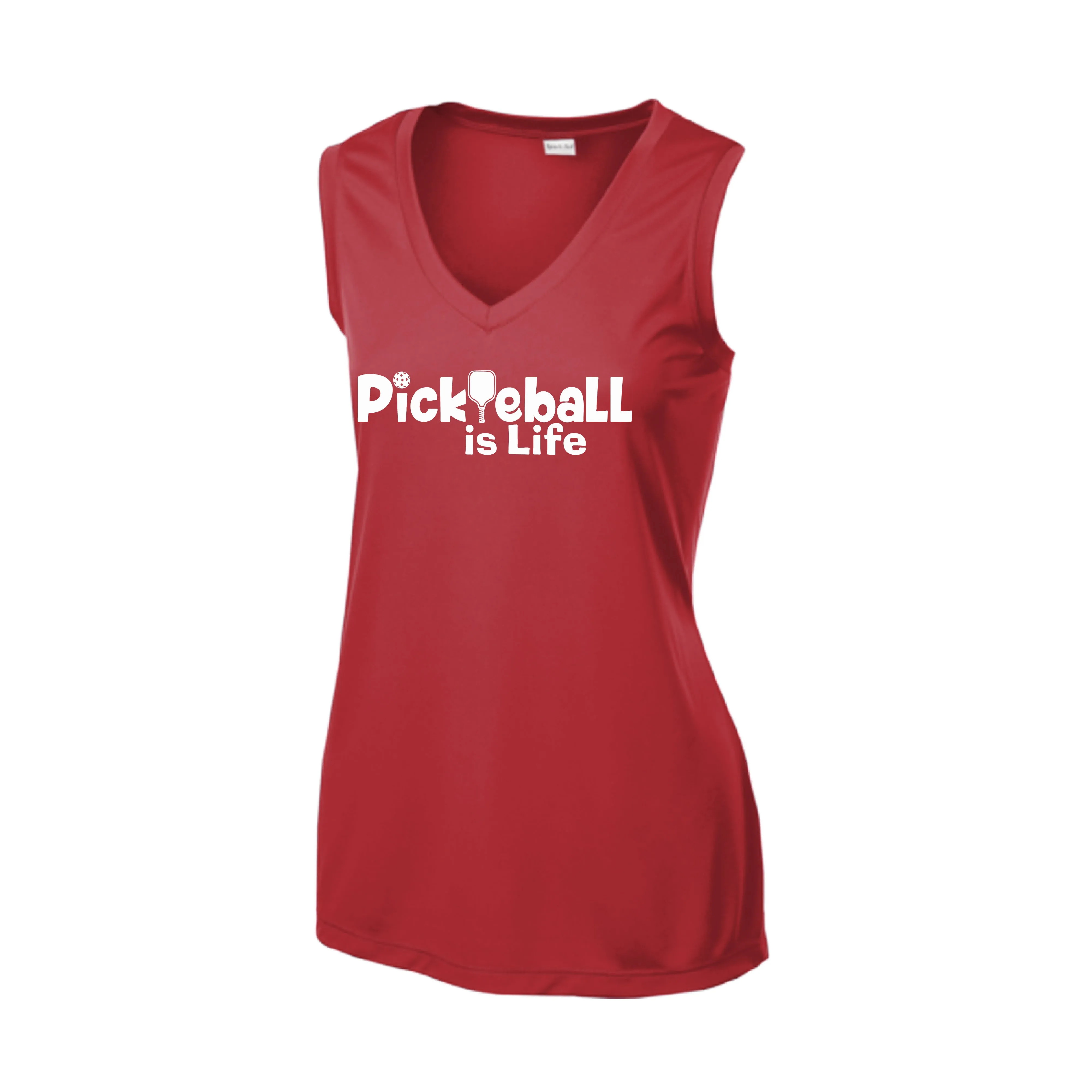 Pickleball Is Life | Women’s Sleeveless Shirt | 100% Polyester