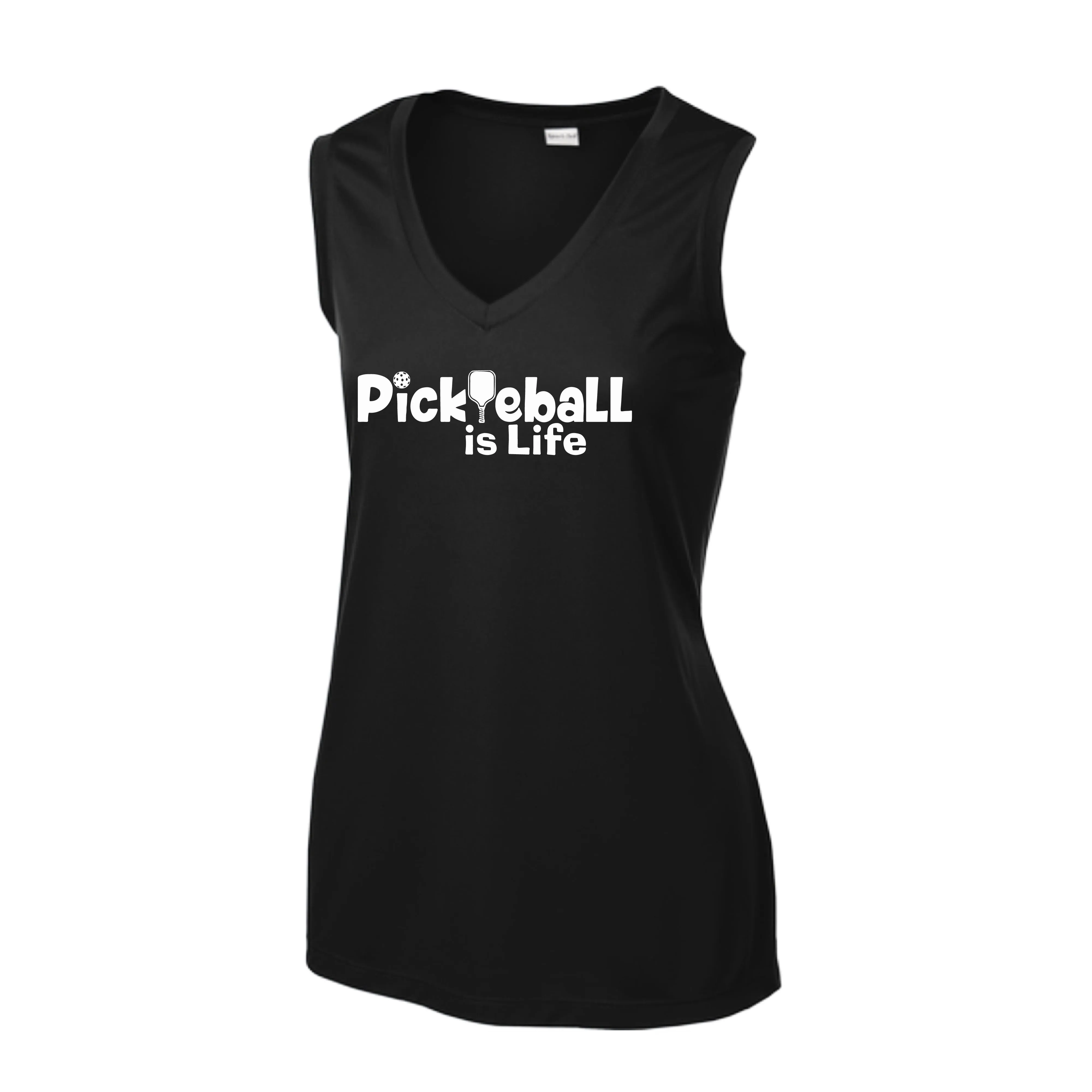 Pickleball Is Life | Women’s Sleeveless Shirt | 100% Polyester