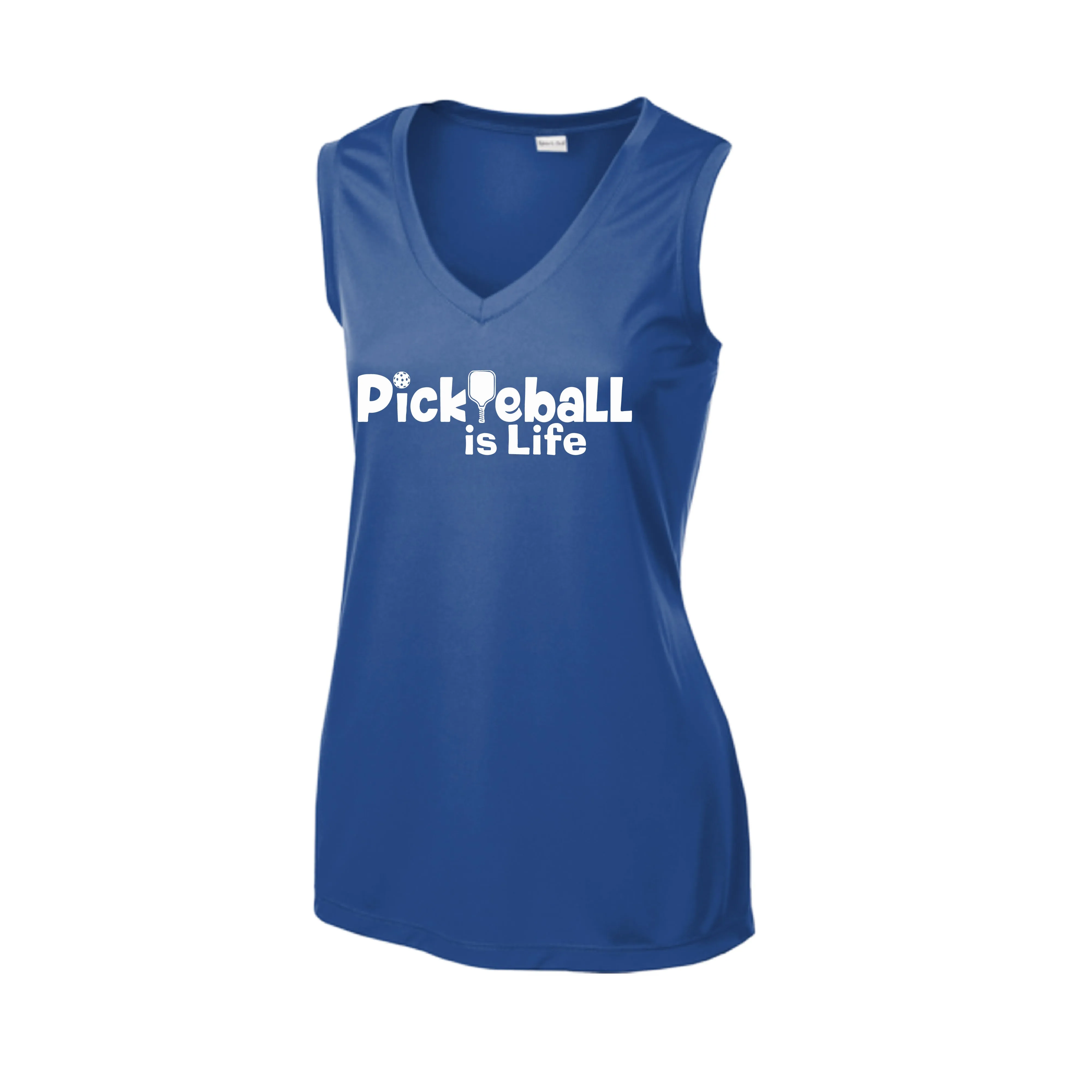 Pickleball Is Life | Women’s Sleeveless Shirt | 100% Polyester