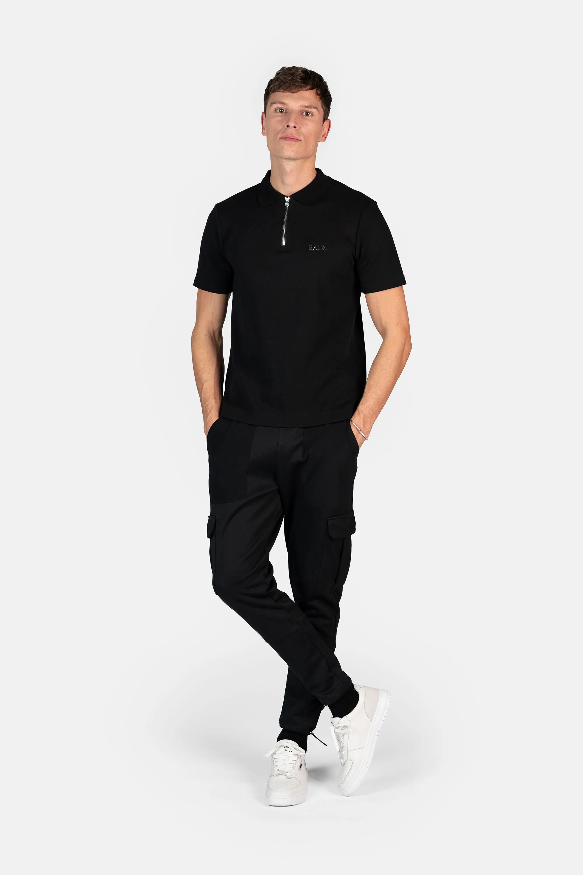 Q-Series Regular Fit Polo Shirt Jet Black