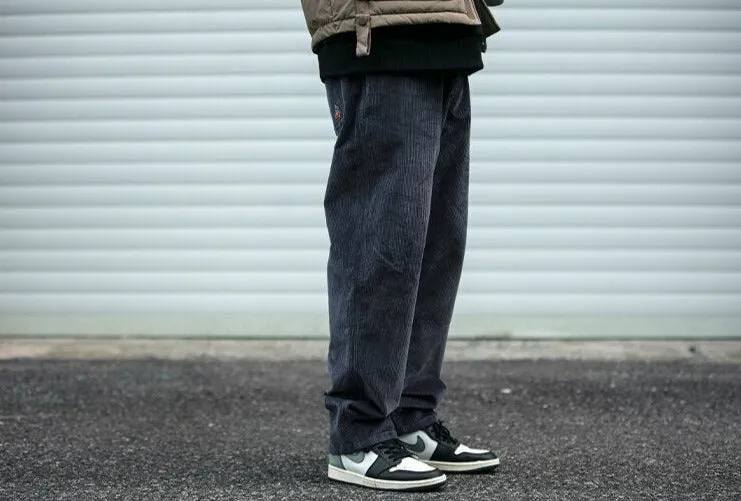 Straight Leg Corduroy Trousers