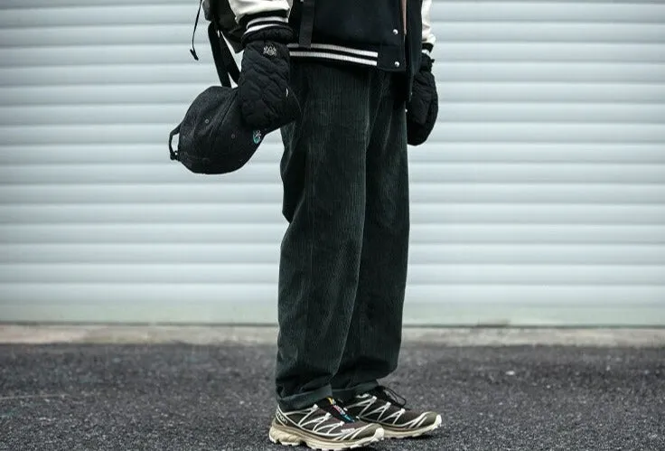 Straight Leg Corduroy Trousers