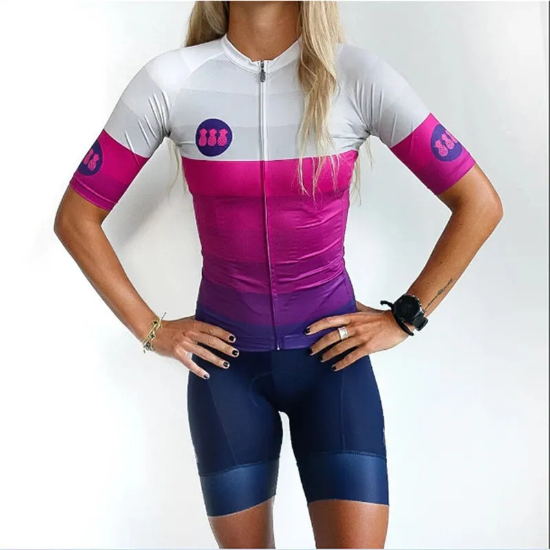 Summer Men's And Women's Short-sleeved Cycling Suits