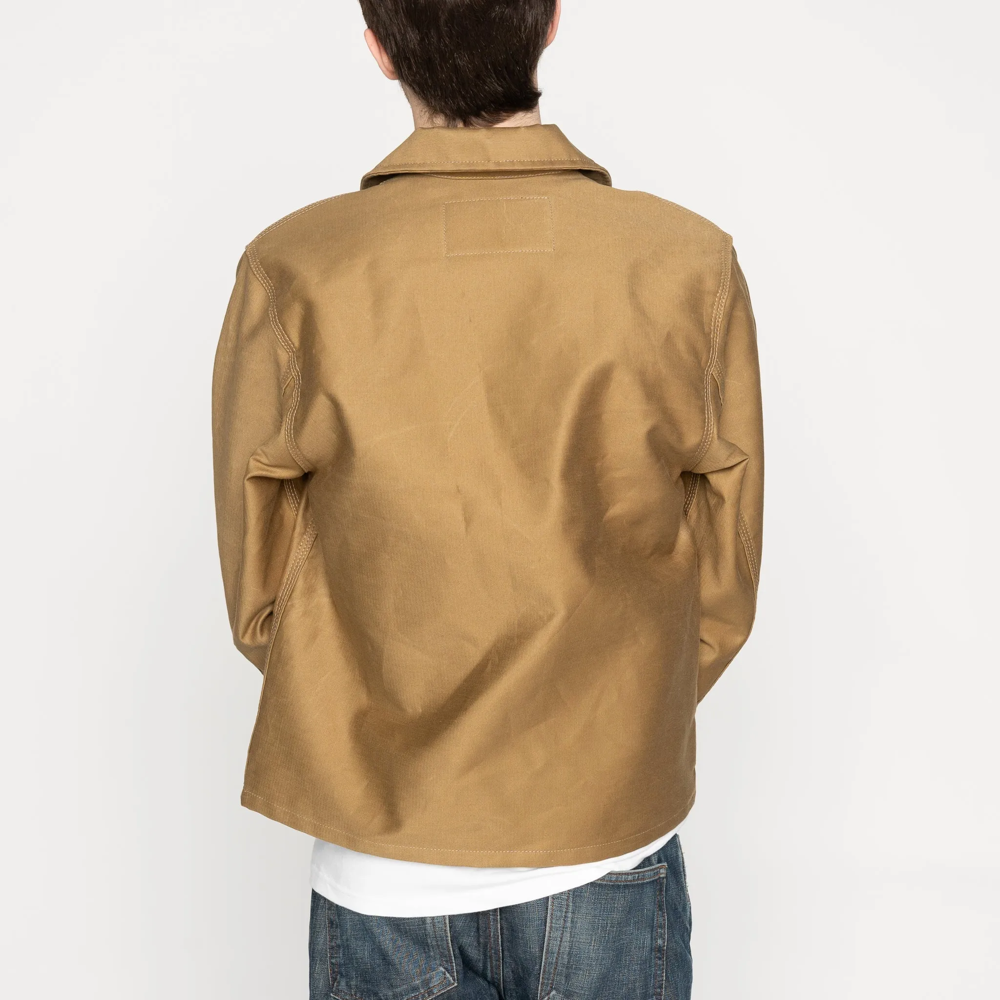 Zip Jacket - Brushed Jungle Cloth - Tan